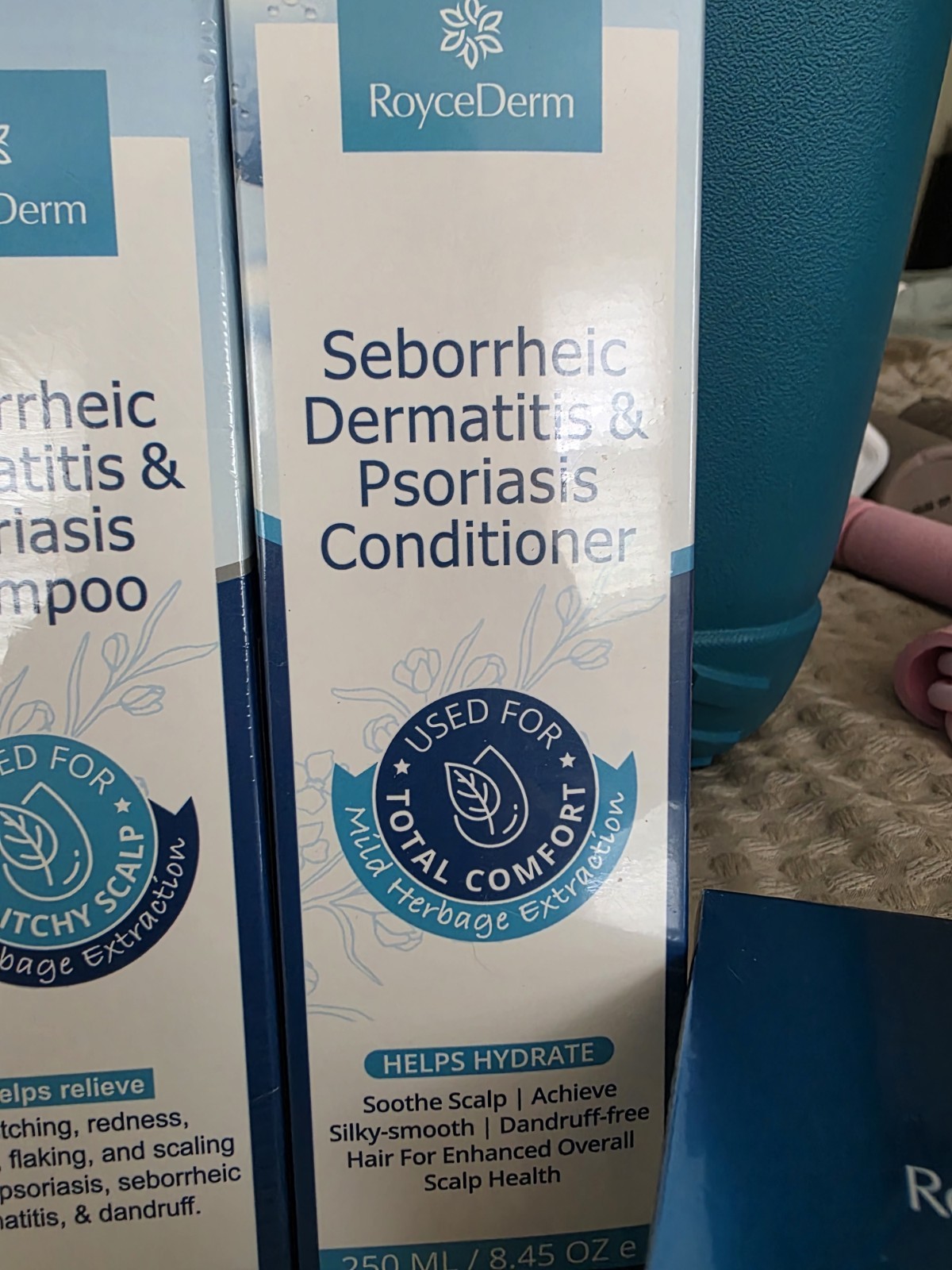 RoyceDerm Seborrheic Dermatitis & Psoriasis Care Set (Shampoo, Conditioner & Tre