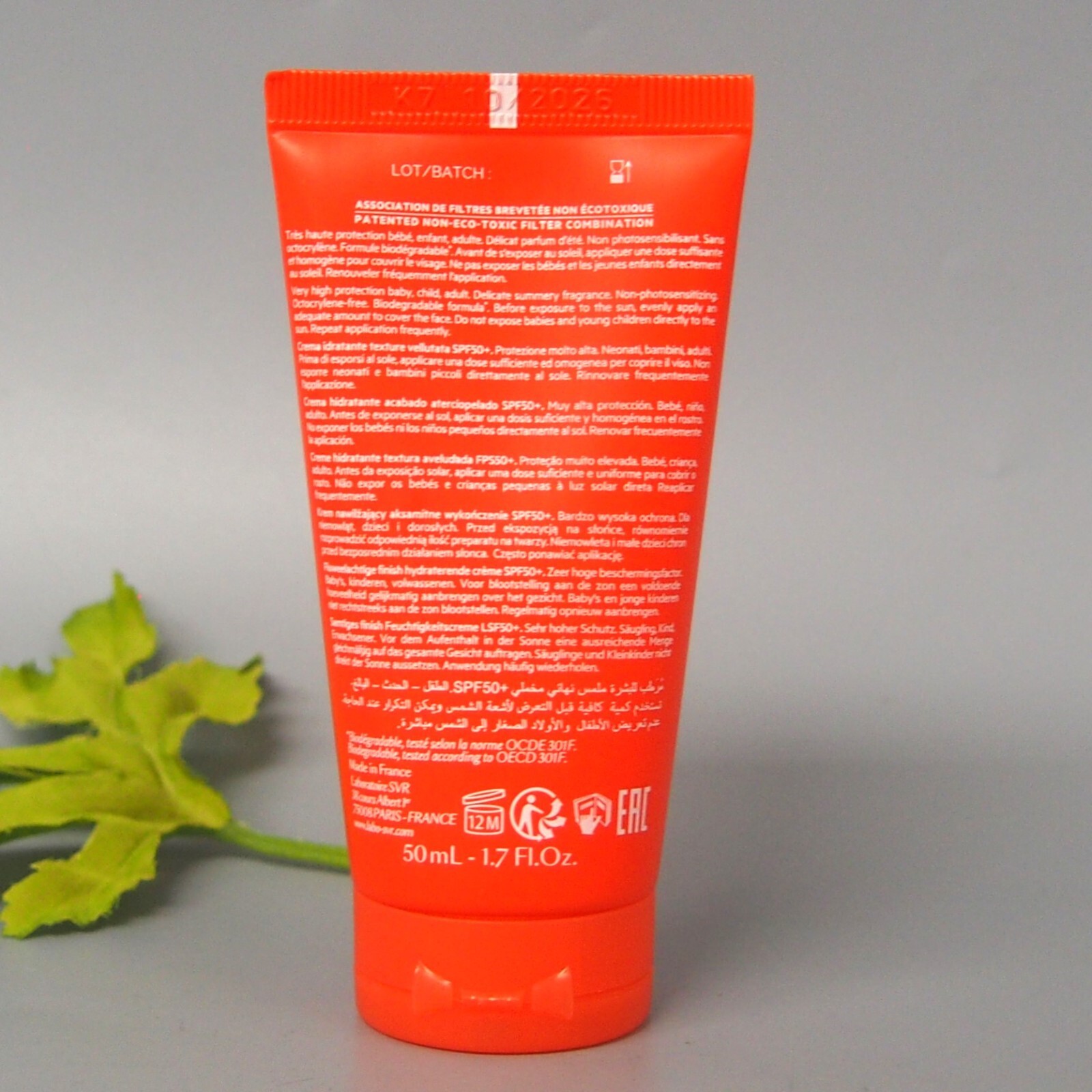 SVR Sun Secure SPF50+ Moisturizing Creme Velvety Finish 50ml EXP 10/2026