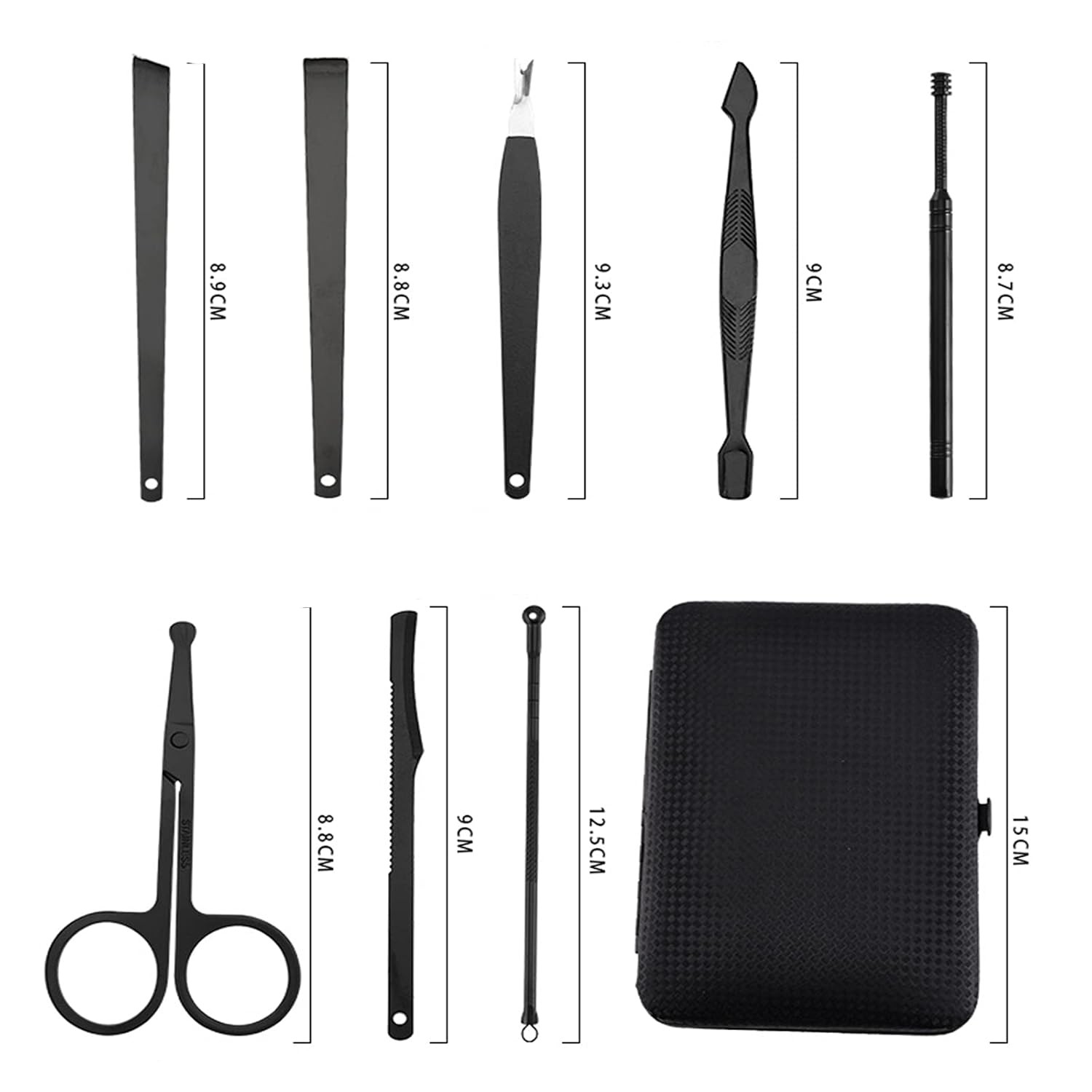18-Piece Nail Clippers Trimming Tool Set Manicure Set Pedicure Kit Nail Clippers