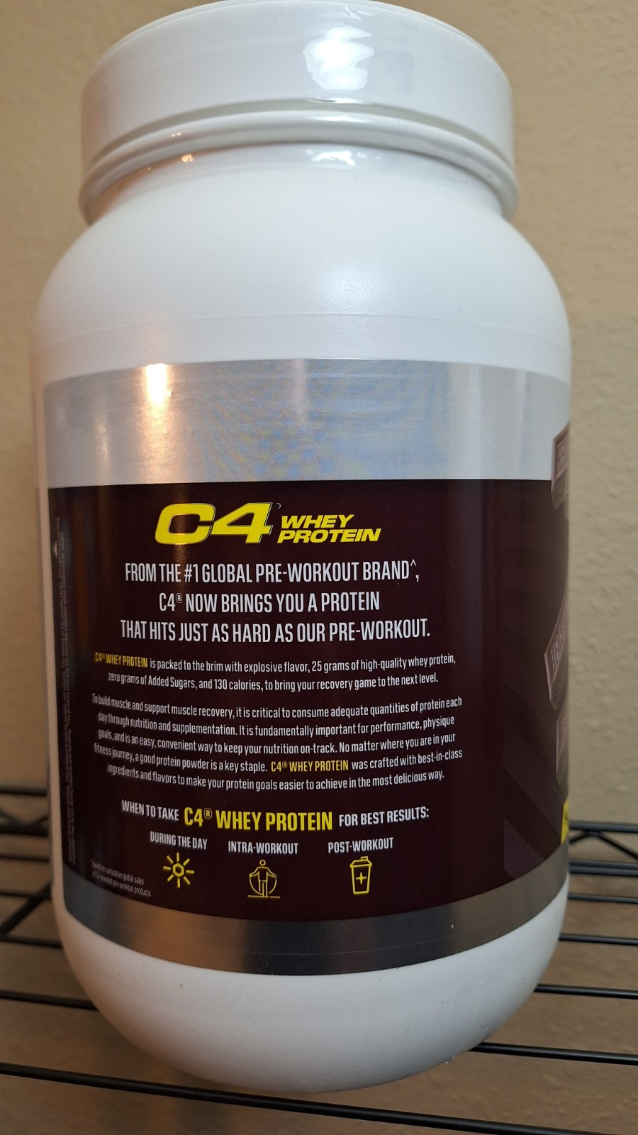 C4 Whey Protein Powder, Hershey’s Milk Chocolate, 2.22 lb, 28 Serv, 10/2027✨️