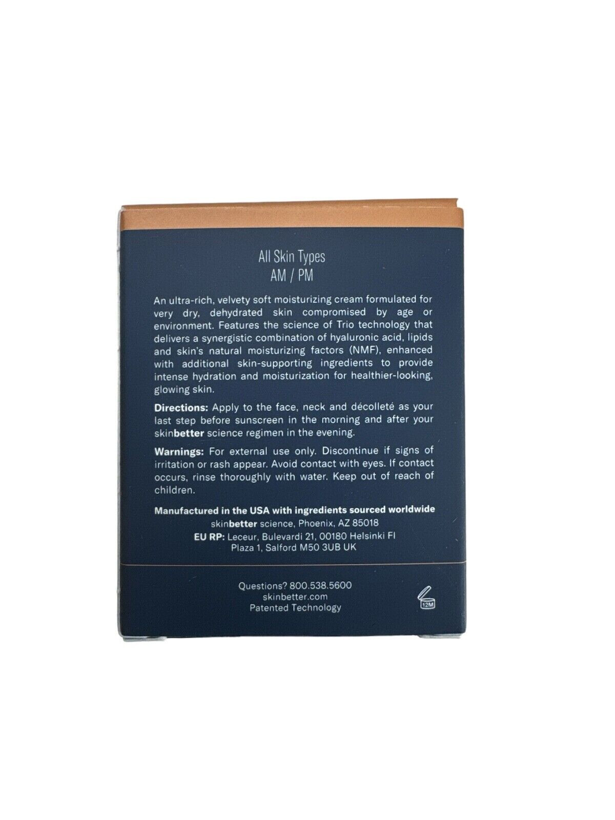 Skinbetter Trio Luxe Moisture Treatment 0.5 fl.oz 15ml – New In Box