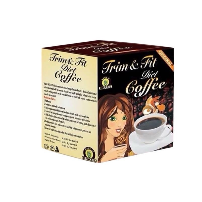 Trim & Fit Diet Coffee Instant Slim Coffee Mix Weight Loss Energy Boost Sachets