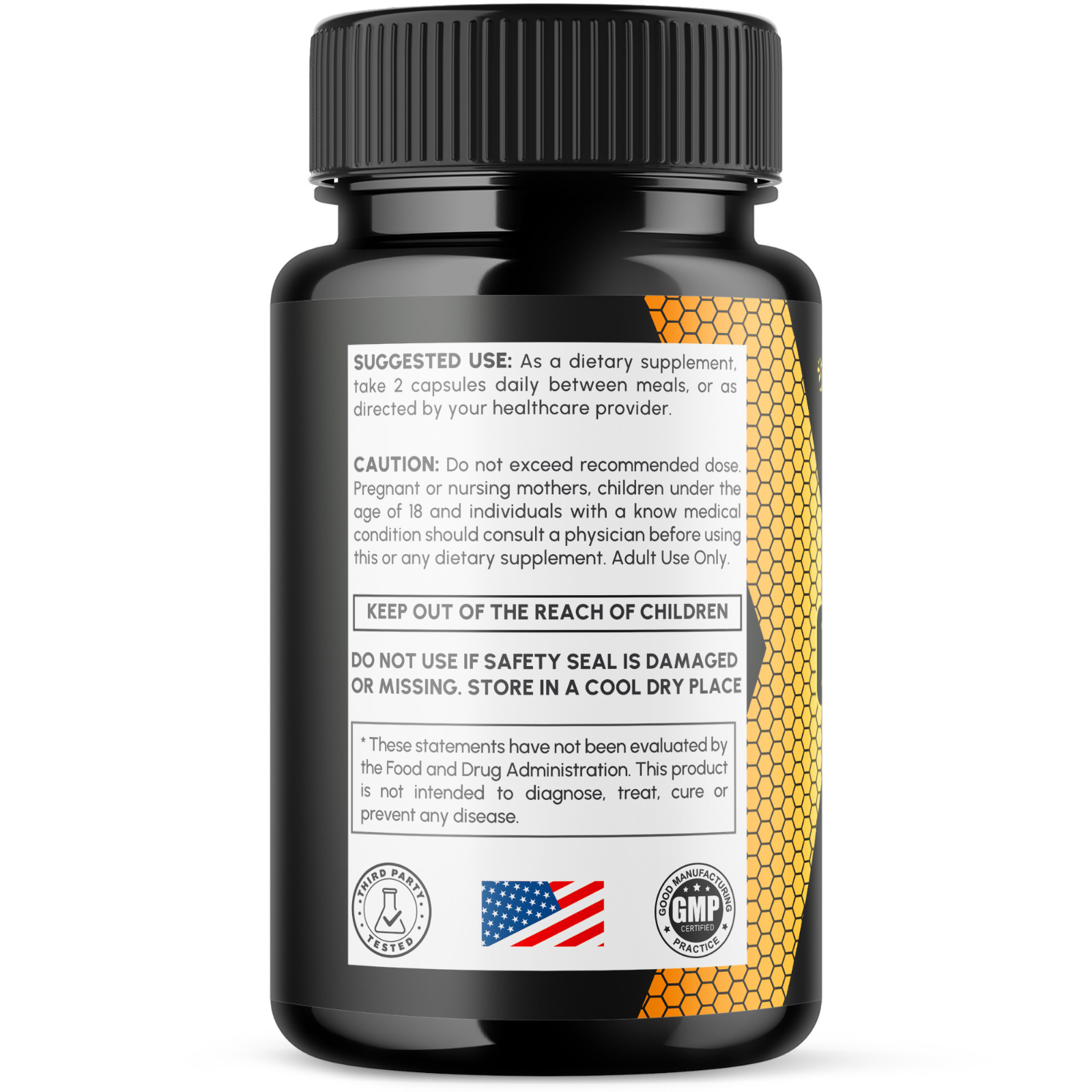 (5 Pack) Prime Perform Advanced Male Support Supplement PrimePerform 300 Capsule