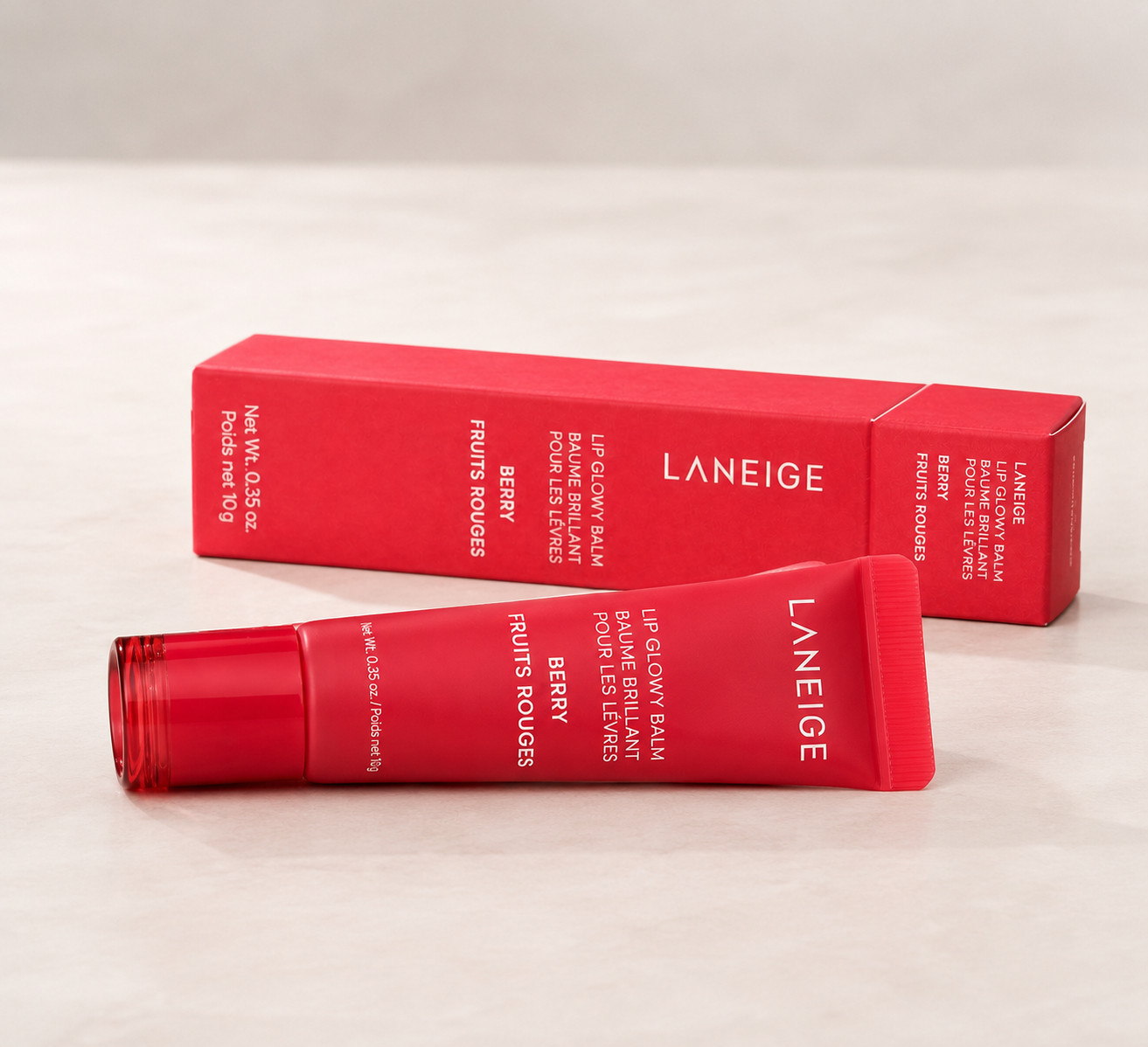 K-Beauty LANEIGE Lip Sleeping Mask 20g + Lip Glowy Balm Berry 10g Set