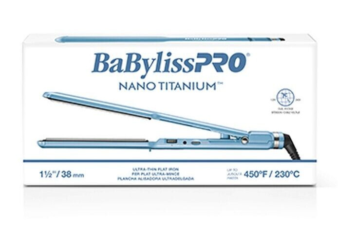 BaBylissPRO Nano Titanium 1½ ” Ultra-Thin Flat Iron | BNT4073TUC