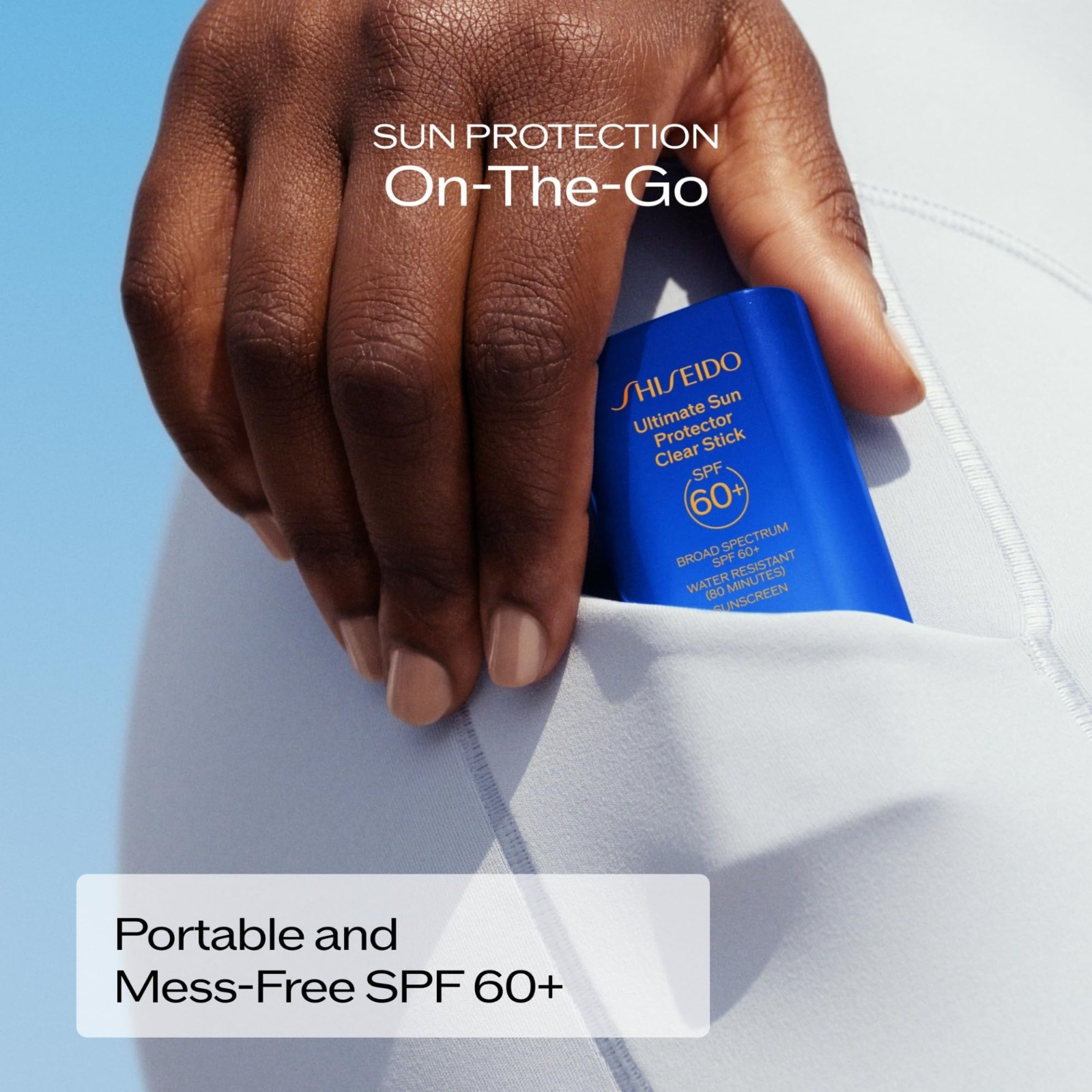 Clear Sunscreen Stick – Invisible Broad-Spectrum SPF – Lightweight Face Sunscree