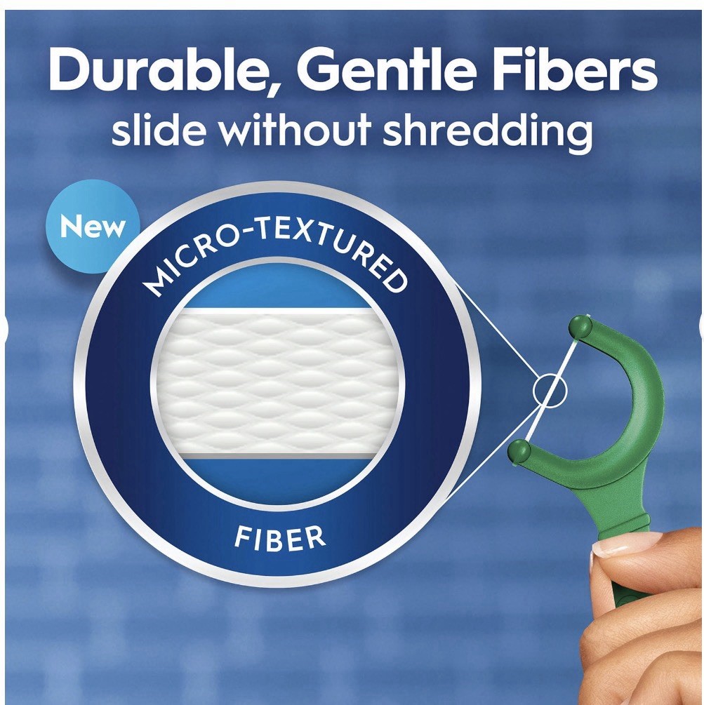 Oral-B Glide Scope Outlast Dental Floss Picks, Mint, 300 ct