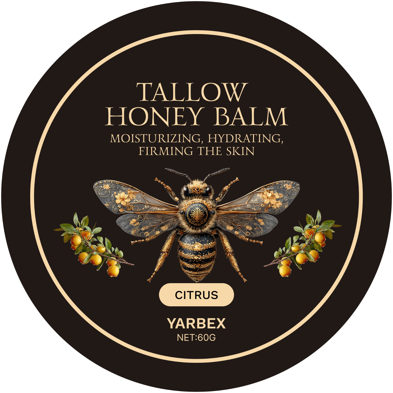 Tallow Honey Balm Retinol Niacinamide Hyaluronic Acid Anti-Aging Face Cream 60g