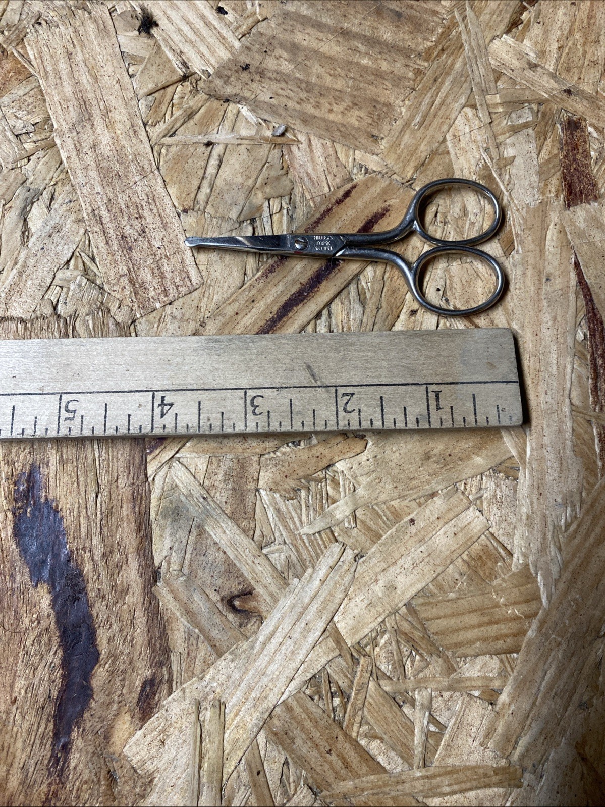 Vintage Millers Forge No 563 Manicure Scissors Made in USA