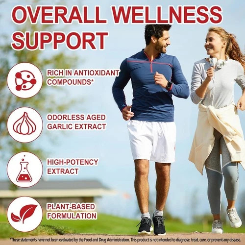1 PACK Elare Aged Garlic Extract, 300 Softgels, 7500mg Odorless | Heart & Immune