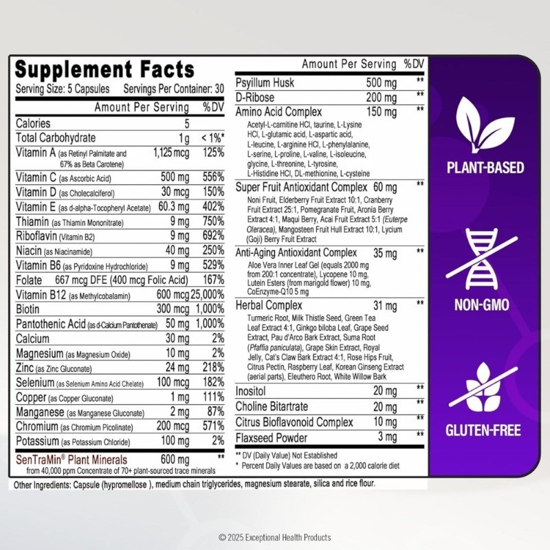 1-3 bottles of immune 150immune support supplement, containing 70plant minerals-