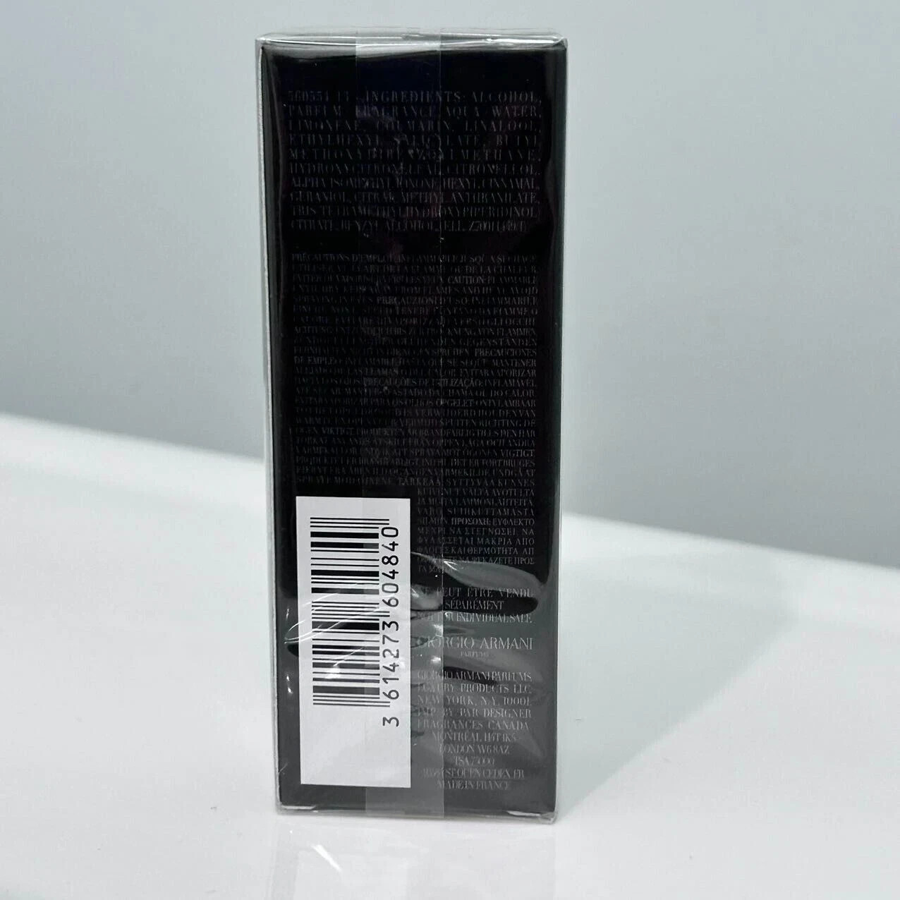 GIORGIO ARMANI CODE Parfum SPRAY 0.5 fl. oz. 15ml Men’s NEW SEALED in BOX