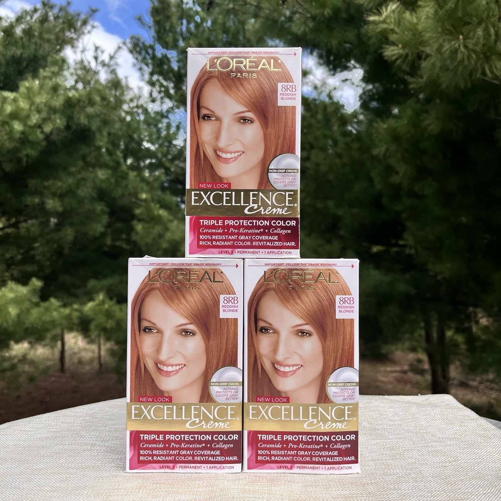 L’Oreal Excellence Creme Hair Color 8RB Reddish Blonde Discontinued Formula (3)
