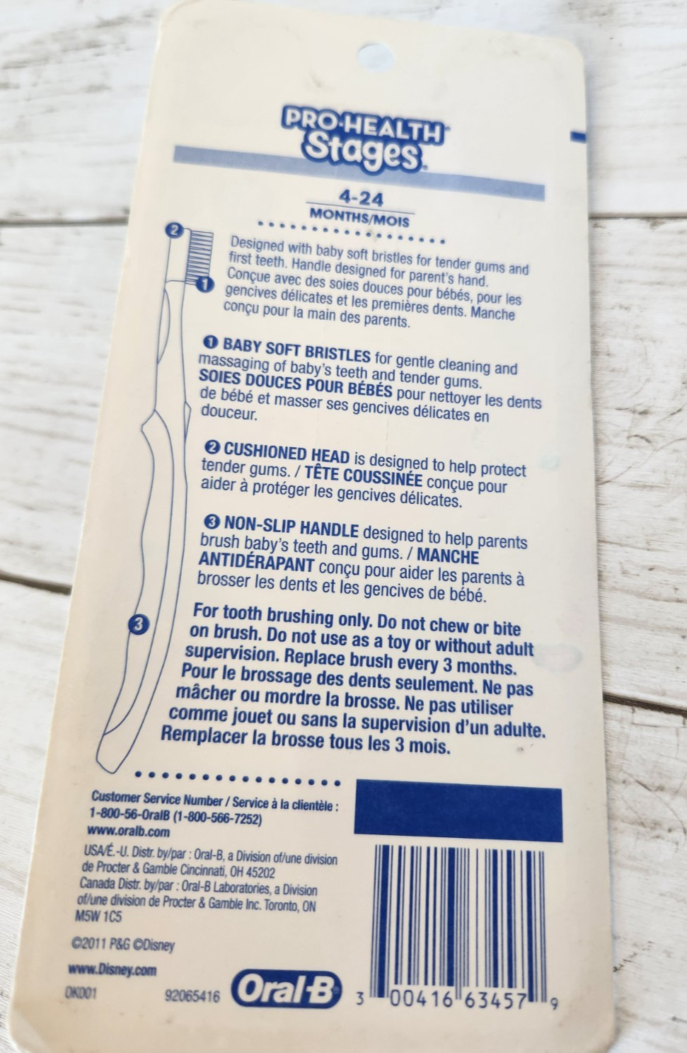 2011 Oral B Pro Health Stages Toothbrush Winnie The Pooh 4-24M