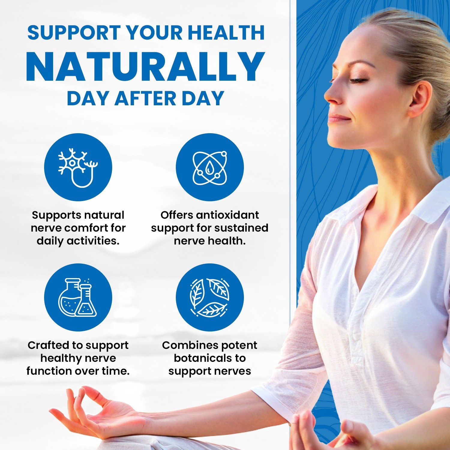 (1 Pack) Nerve Ease Capsules – NerveEase Pills Natural Ingredients Nootropic