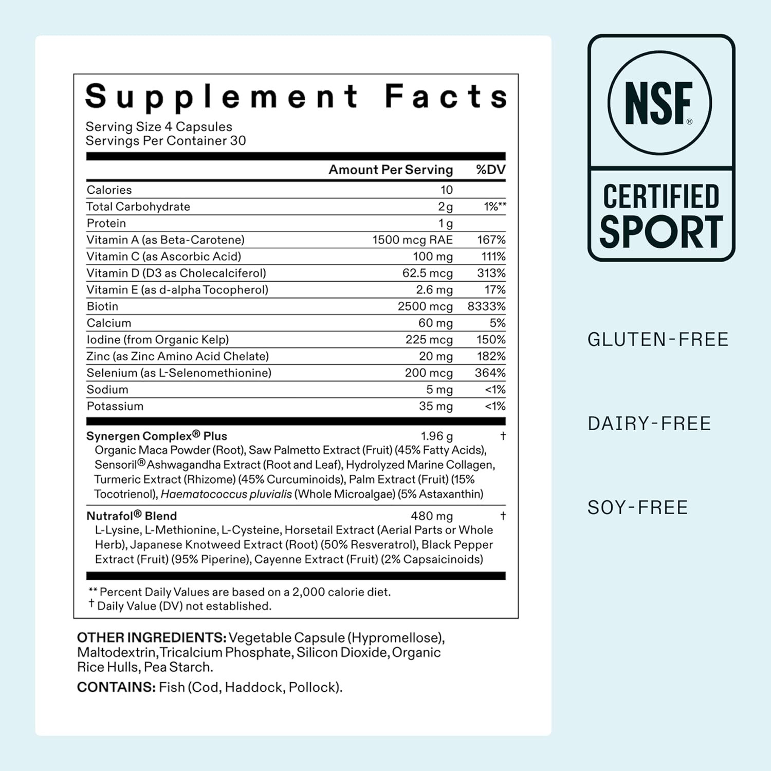 Nutrafol Women’S Balance Hair Growth Supplements, Ages 45 and Up, Clinically Pro