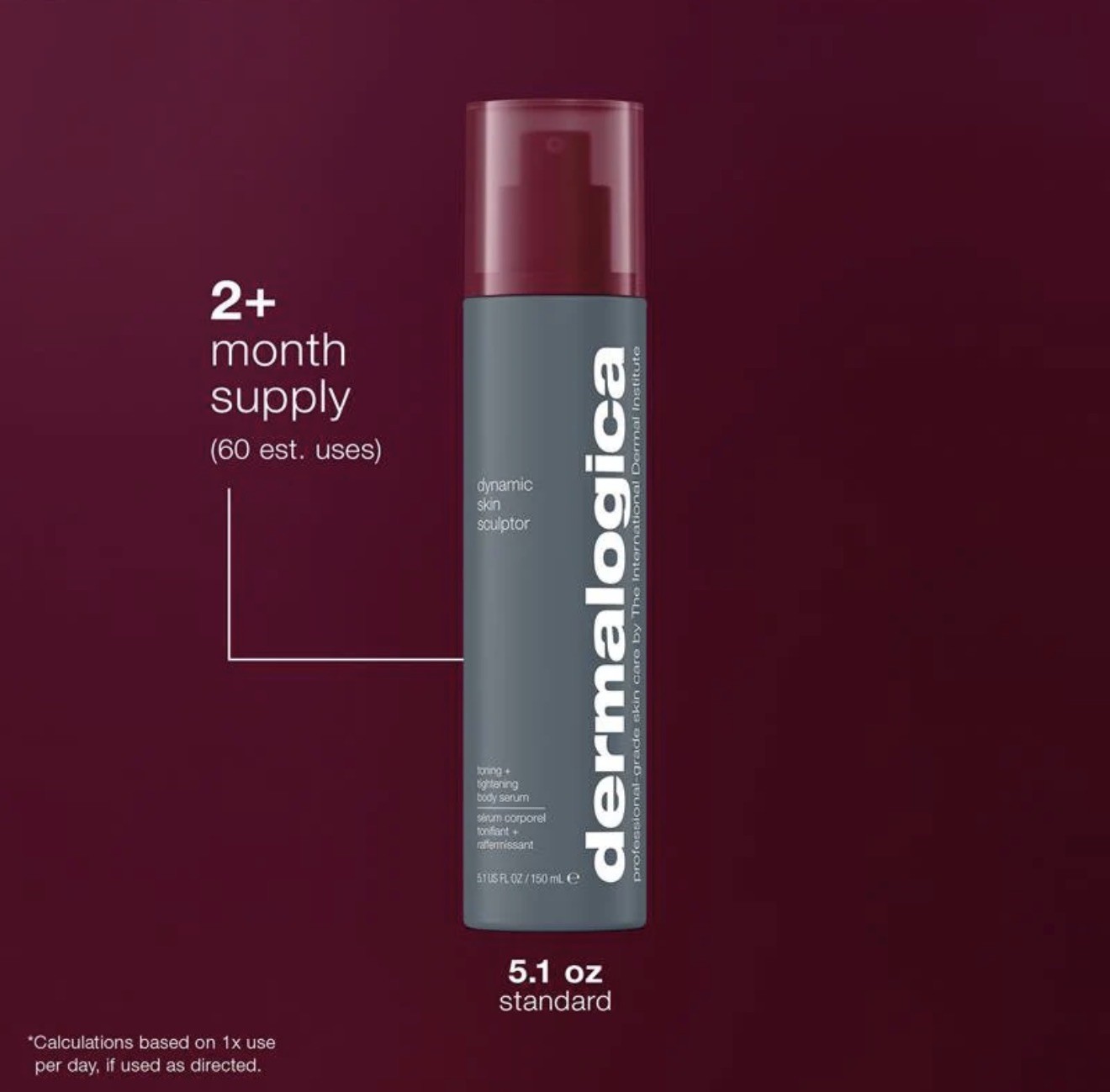 Dermalogica Dynamic Skin Sculptor Firming Toning Body Serum 5.1 fl oz