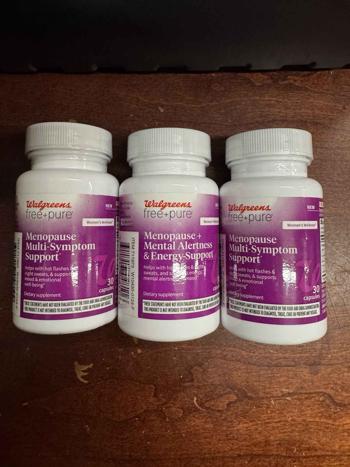 WALGREENS Menopause Mental Alertness Support EXP 5/27 NEW (Pack of 3) FREE SHIP