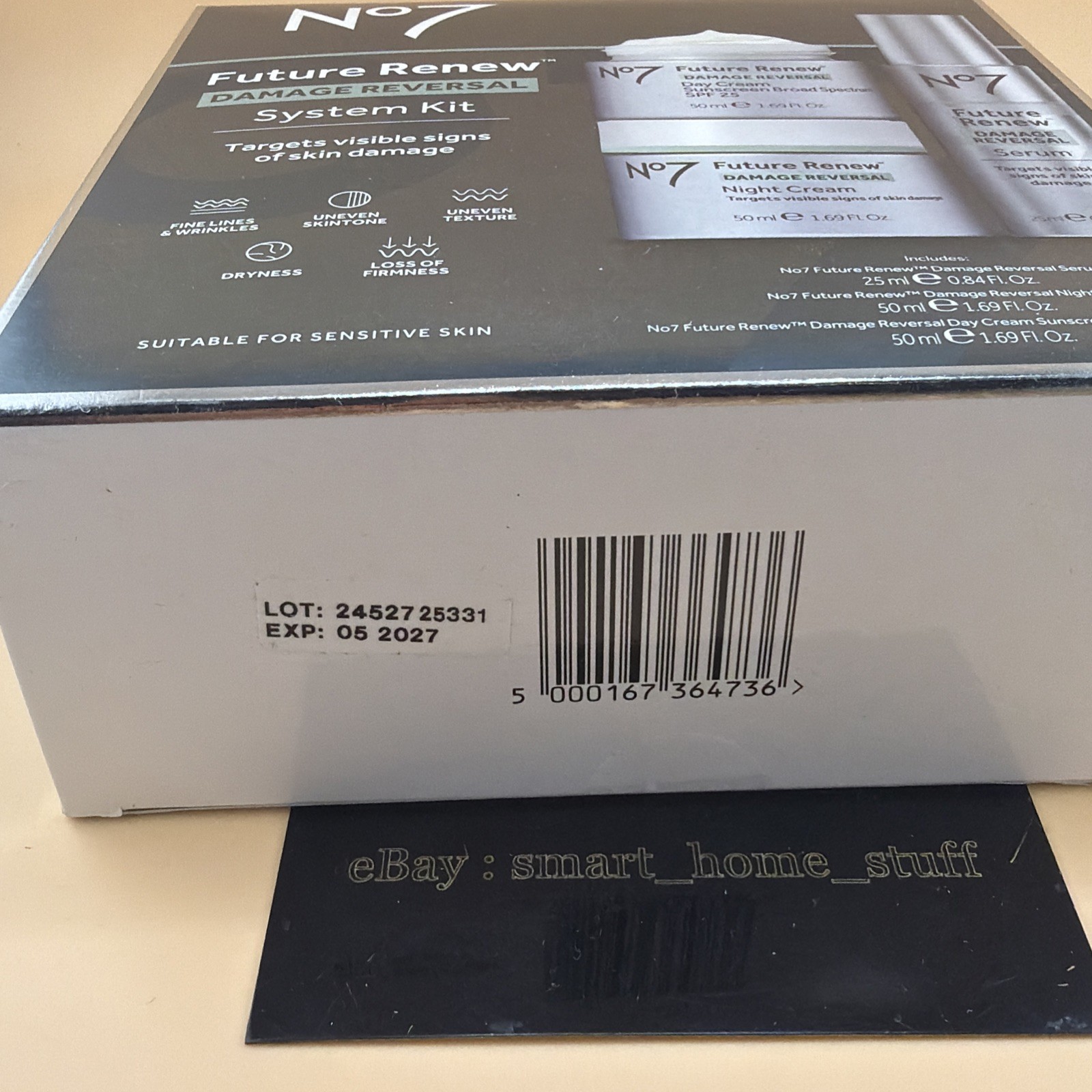 No7 Future Renew Damage Reversal System Kit -3 Pieces- EXP 03-05/2027