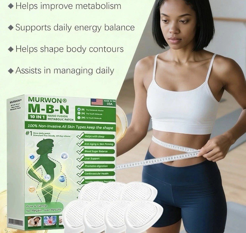 MURWON 10-In-1 Nano Fusion Metabolic Patch NEW Berberine Moringa USA (3) Boxes