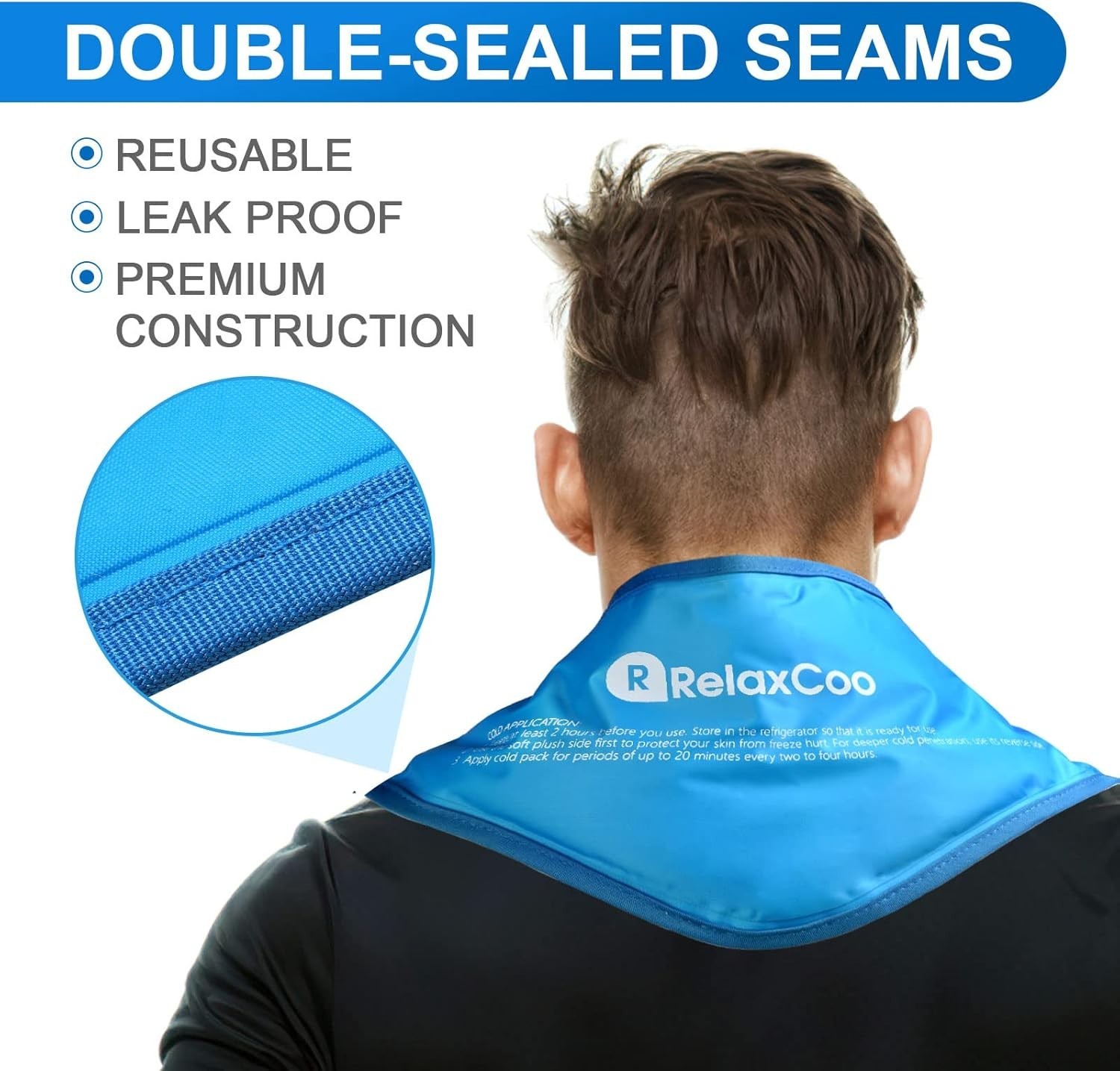 Professional-Grade Neck Ice Pack Wrap – Pain Relief for Injuries & Surgery