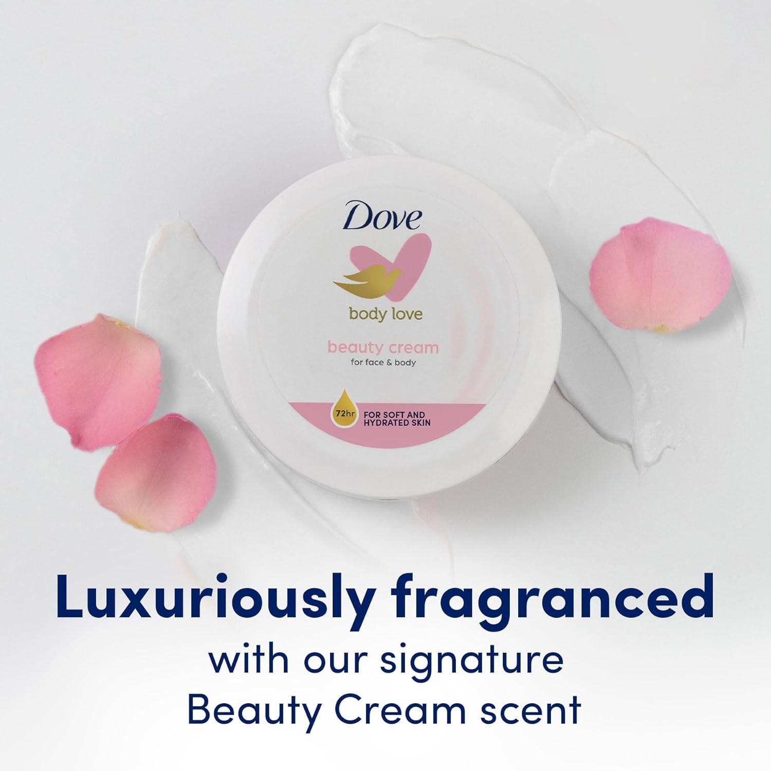 Dove Nourishing Body Care Face Hand and Body Beauty Cream 12 Pack 2.53oz