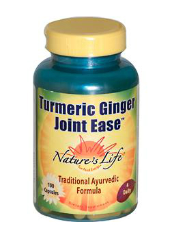 2 X Nature’s Life, Turmeric Ginger Joint Ease, 100 Capsules-worldwide