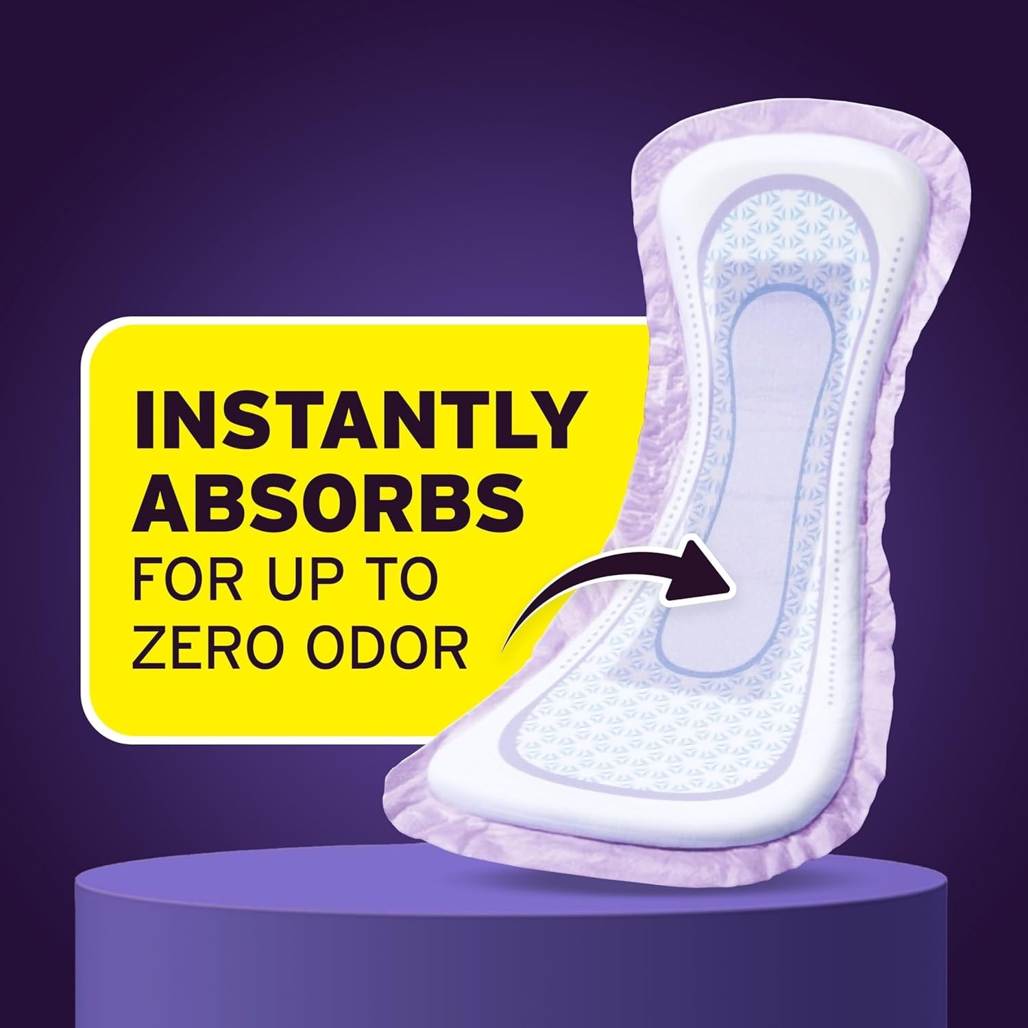 Overnight Incontinence Pads 8 Drop Extra Coverage 96 Ct Postpartum