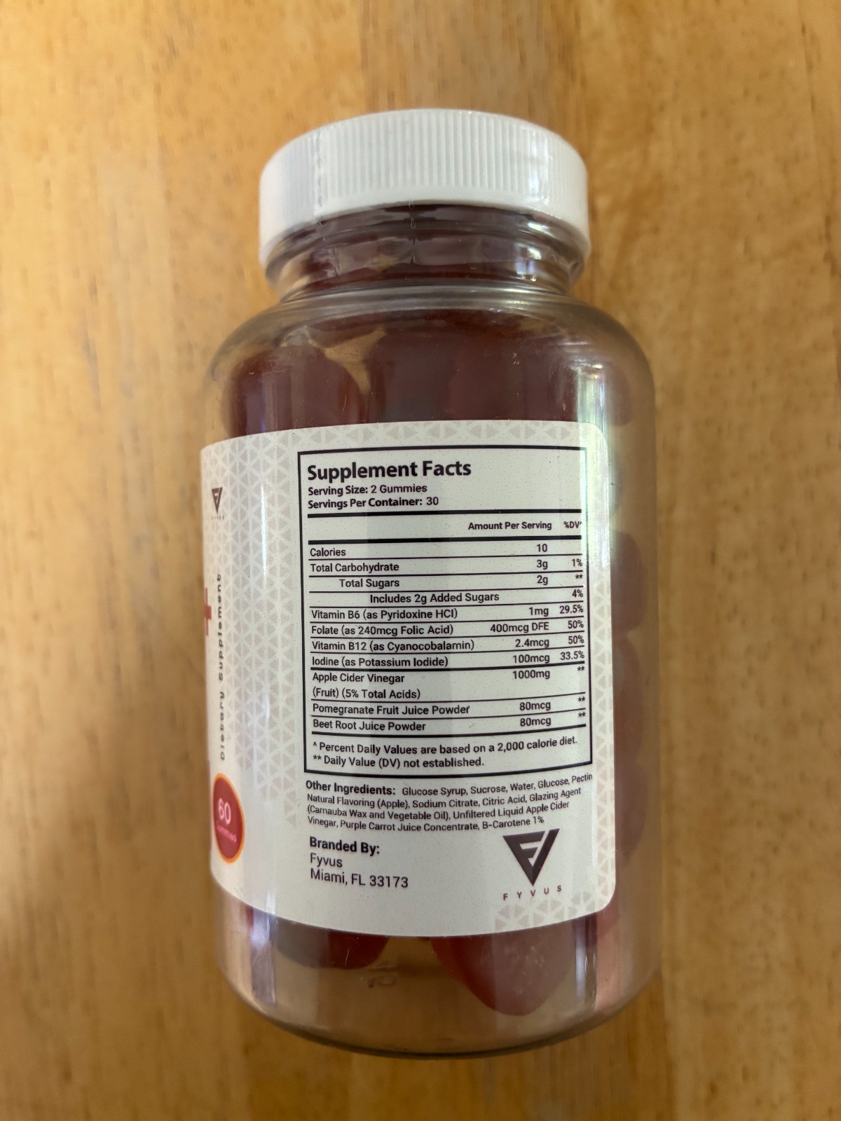 Fyvus X10 Boost Keto ACV 60 Gummies Weight Loss Energy Metabolism Supplement