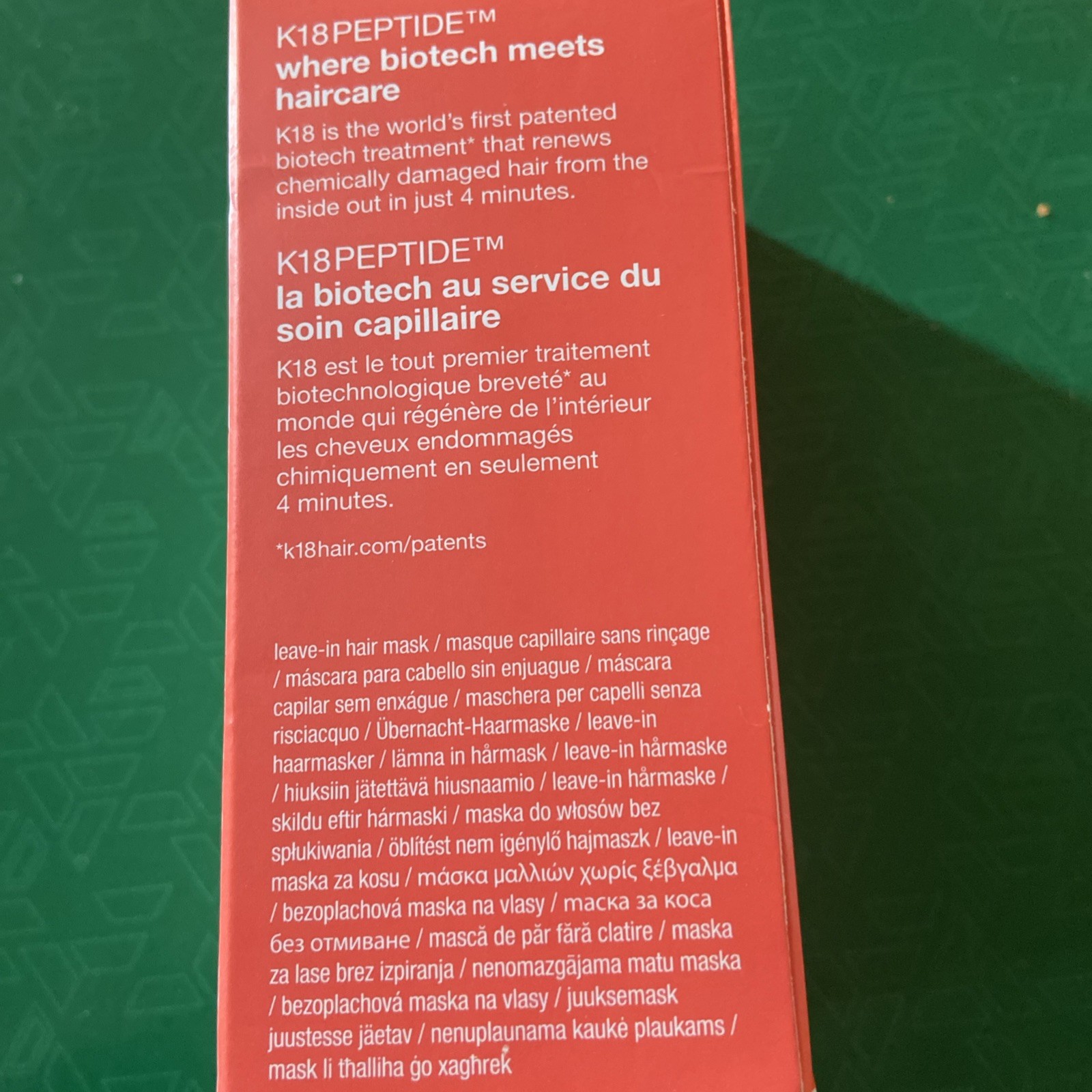 K18 Biomimetic Hairscience Leave-in Molecular Repair Hair Mask 50ml NEW & SEALED