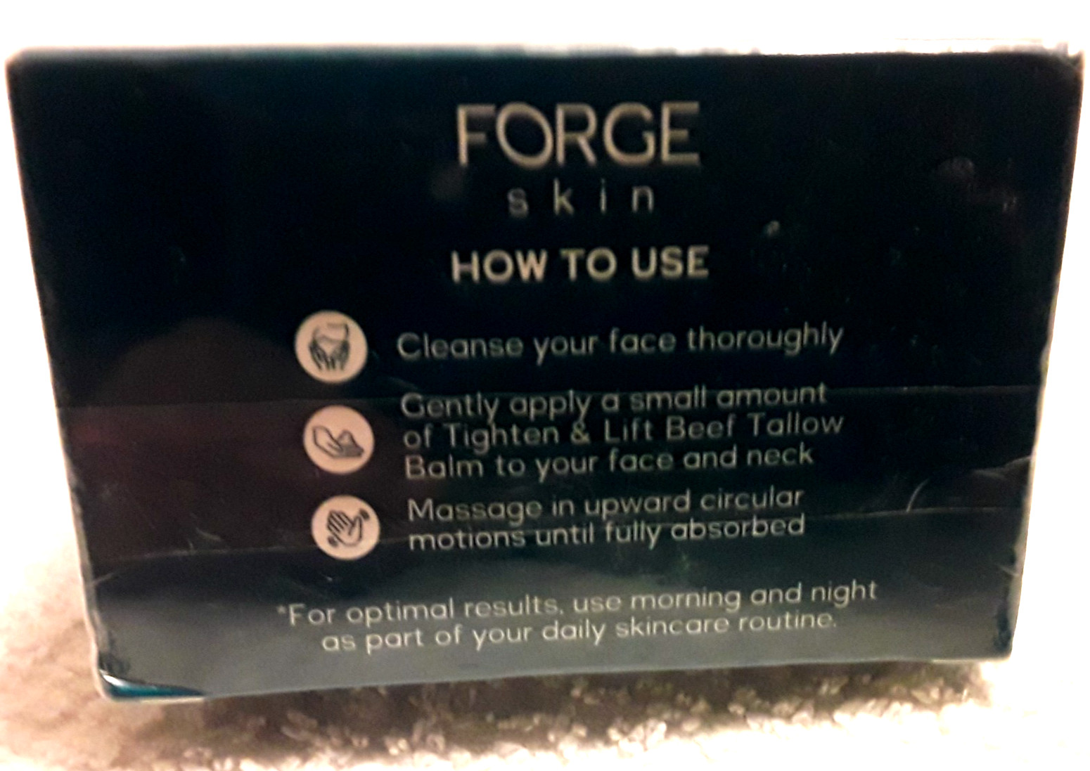 Forge Skin Women Tighten & Lift Beef Tallow Balm Face Neck