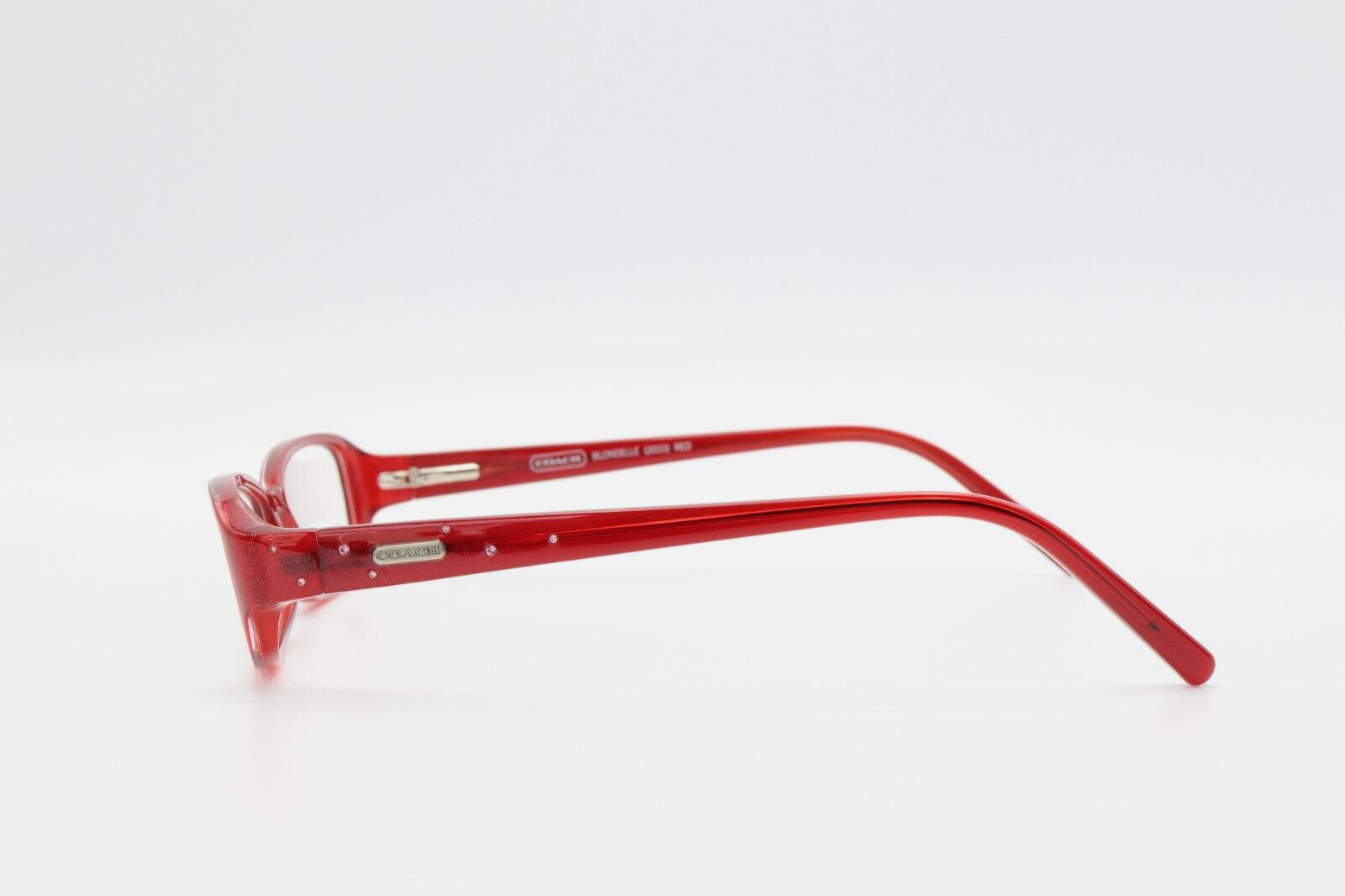 COACH BLONDELLE 2033 Red 47-16-130 Frames Flex Hinges w/Case SMALL C273