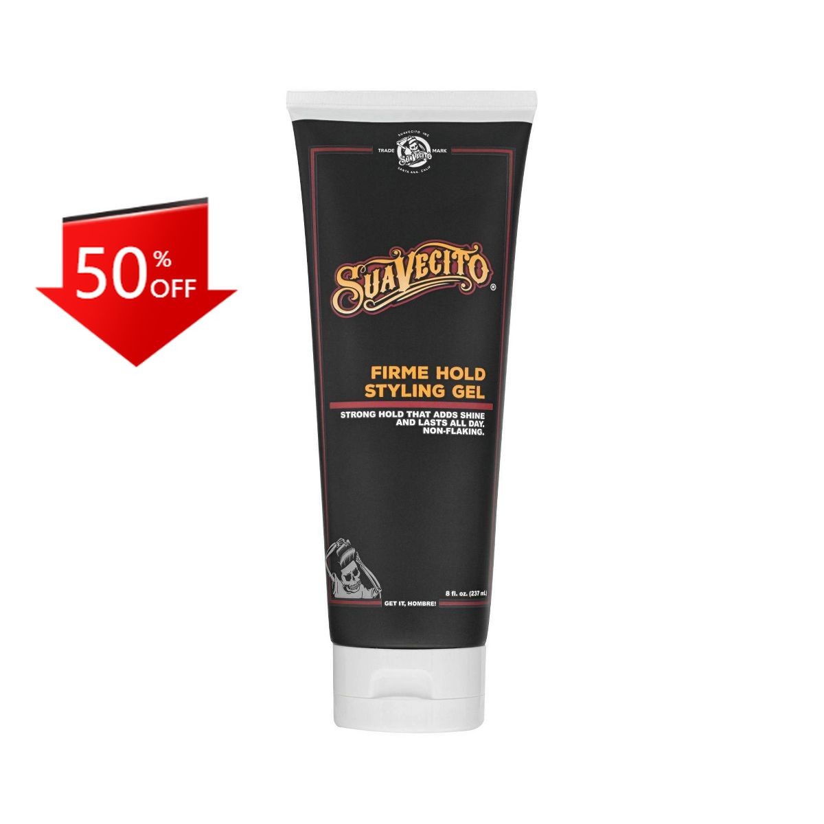 Suavecito Firm Hold Styling Gel – 8 fl oz: For All Hair Types, Daily Use