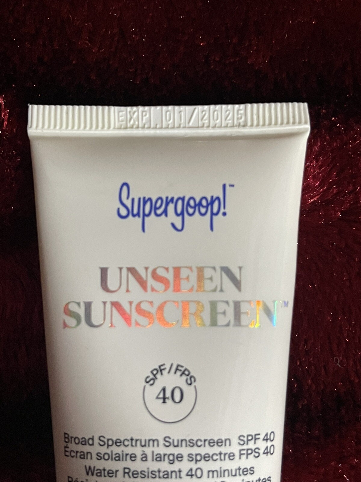 3x Supergoop! Unseen Sunscreen SPF 40 0.68 oz EXP: 01/2025
