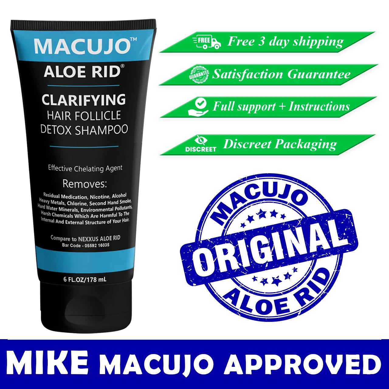 Drug Test Detox Hair Follicle Shampoo – Mike Macujo Method Aloe Rid Old Formula
