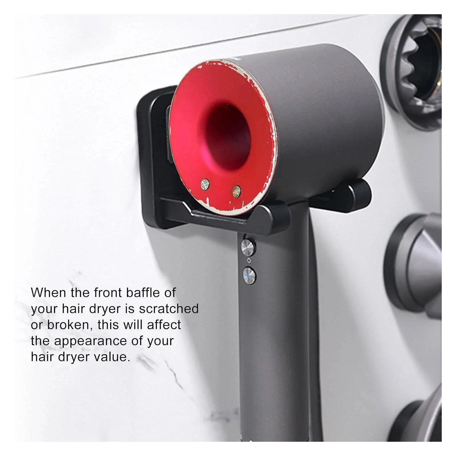 Replacement Front Baffle Shell Cover For Dyson Supersonic HD07 HD08 HD12 HD15