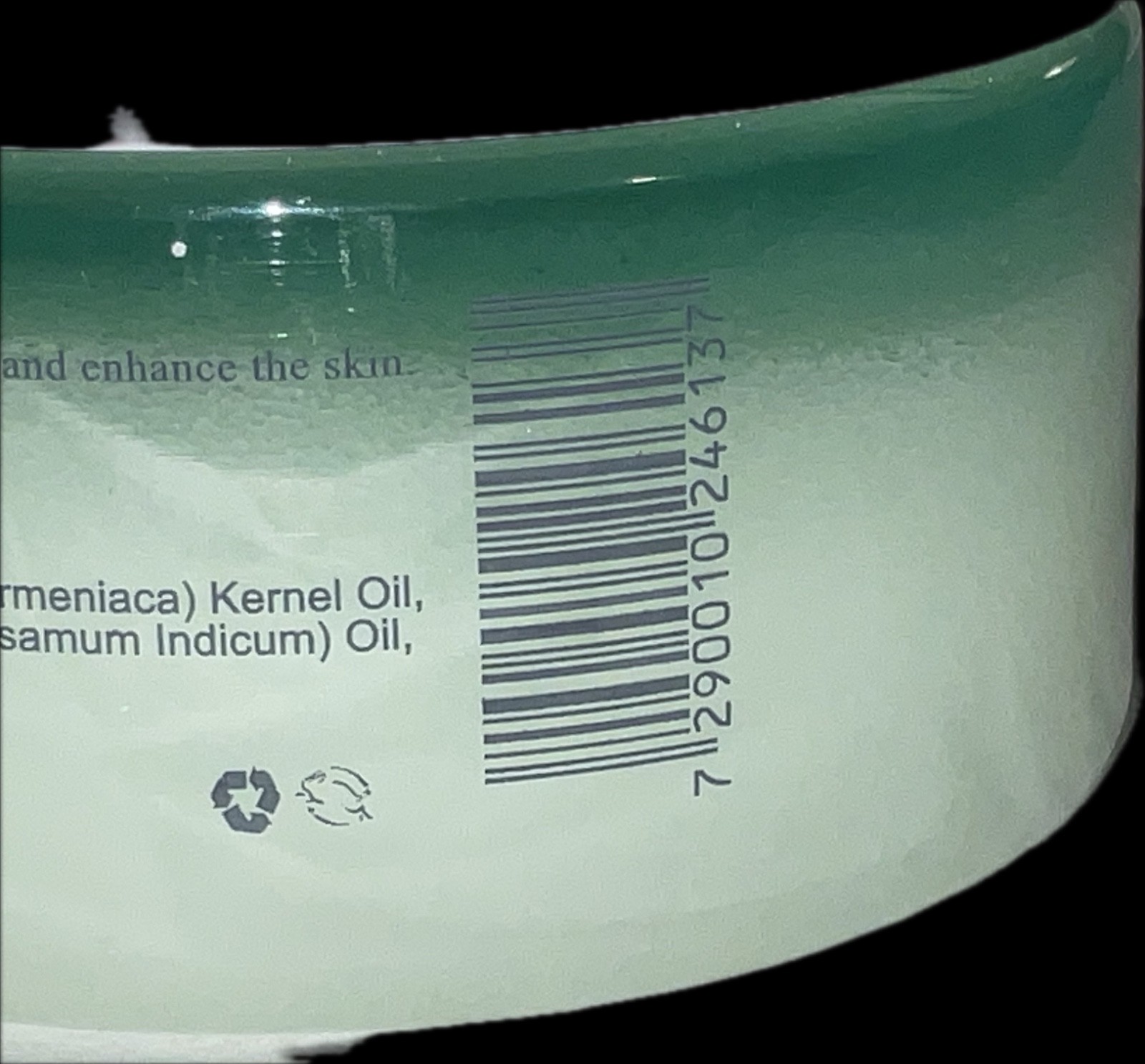 Deja Vu Dead Sea Minerals Green Tea Luxury Body Scrub 8.5 oz 250 ML Israel