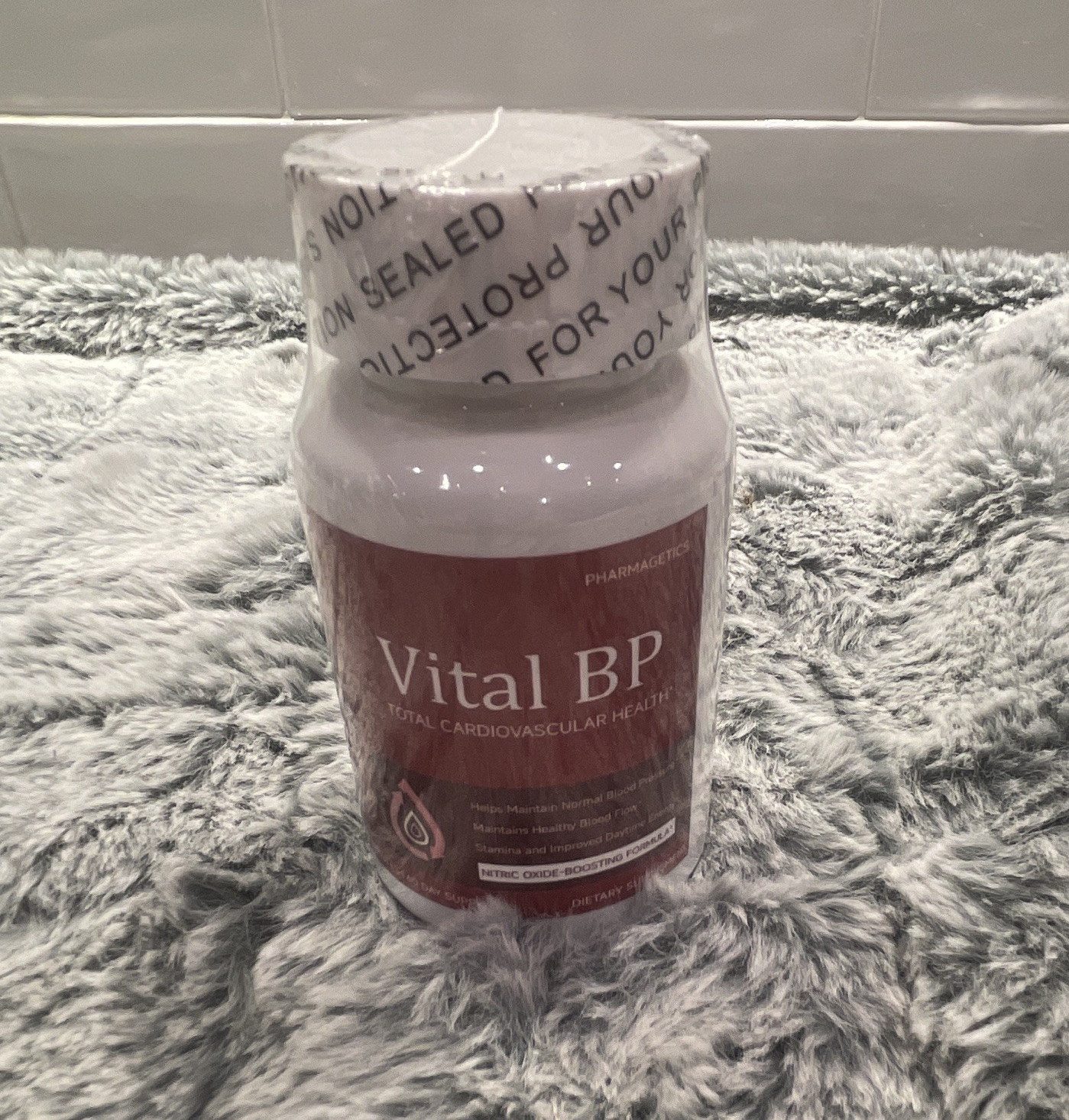 Vital BP Blood Pressure Support Nitric Oxide Boost 60ct Exp 2027-12