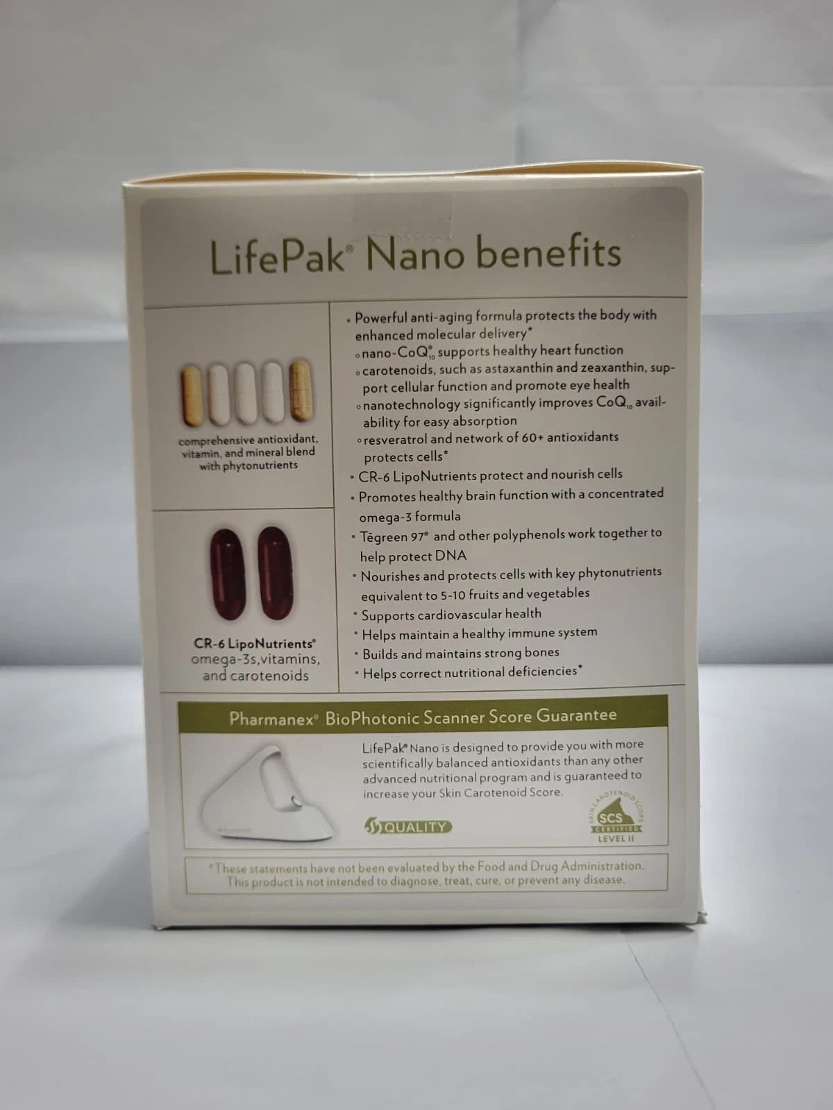 2 pack Nu Skin Pharmanex Lifepak Nano, 60 packets, Exp 12/2027