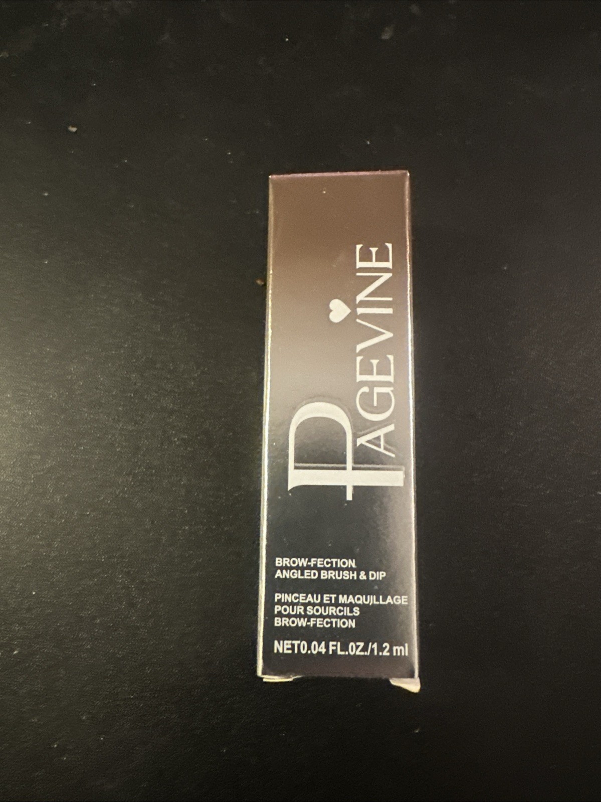 Page Vine Brow-Fection Angled Brush & Dip Eyebrow Color 0.04oz Exp 12/2029