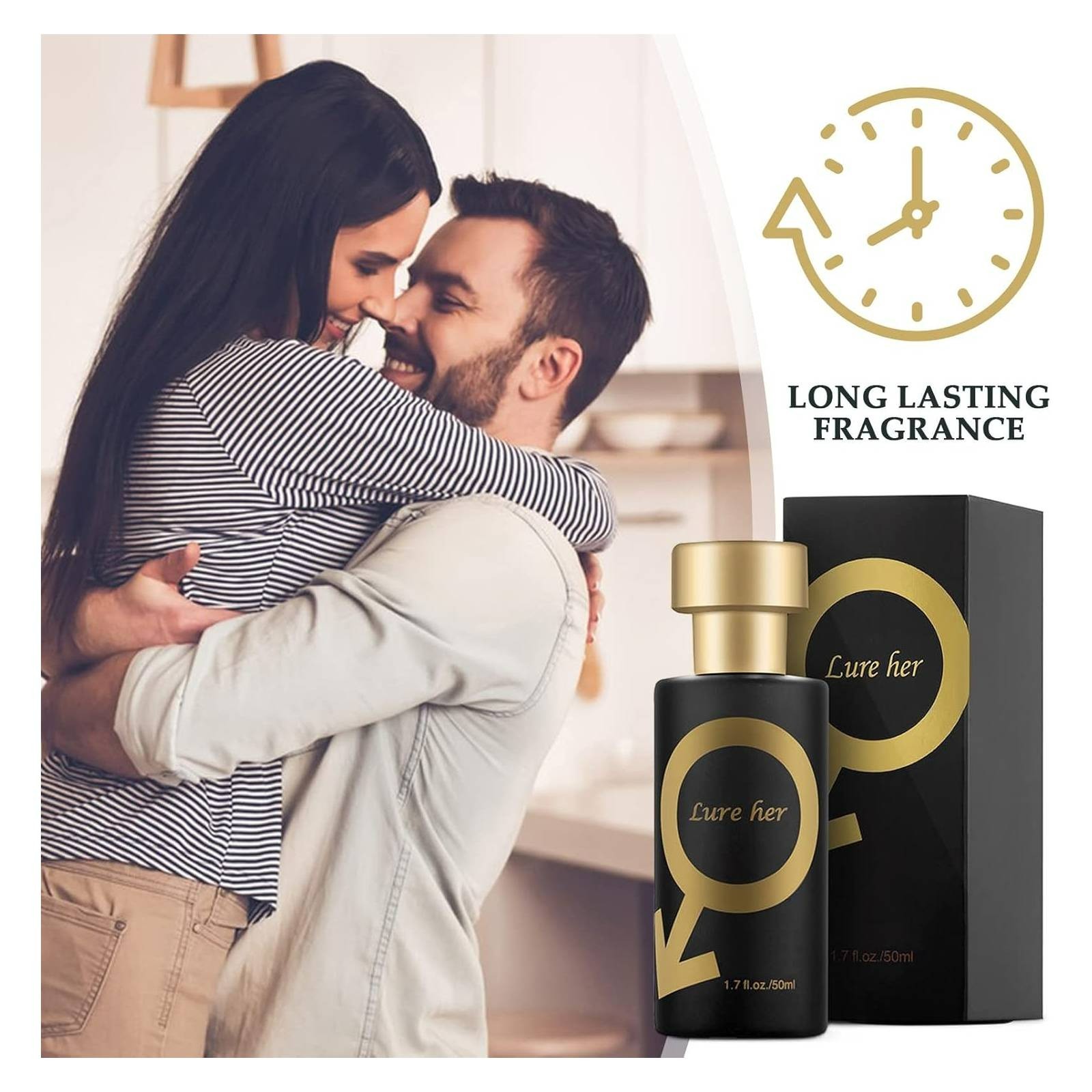 Lure Her Pheromone Perfume for Men Sex Attractant Oil 1.7 fl oz