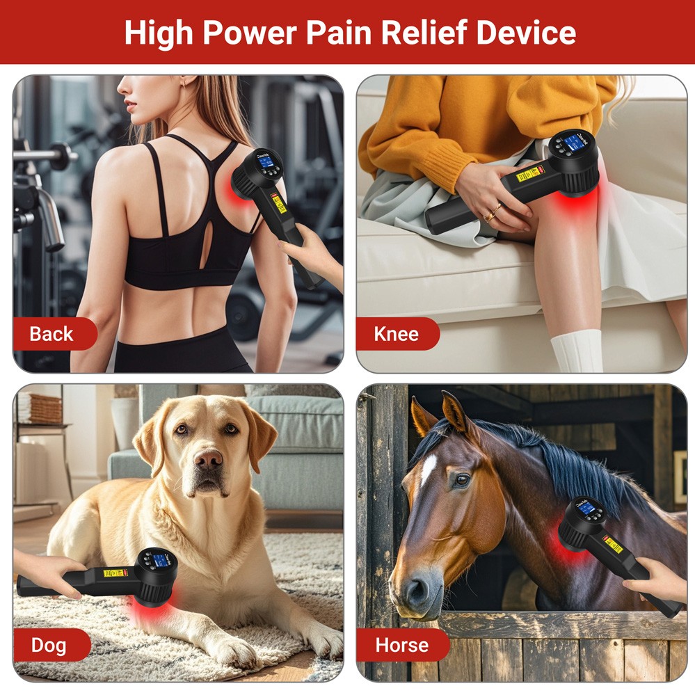 8W Cold Laser Class 4 Laser Therapy Pain Relief Arthritis Knee Joint Swelling