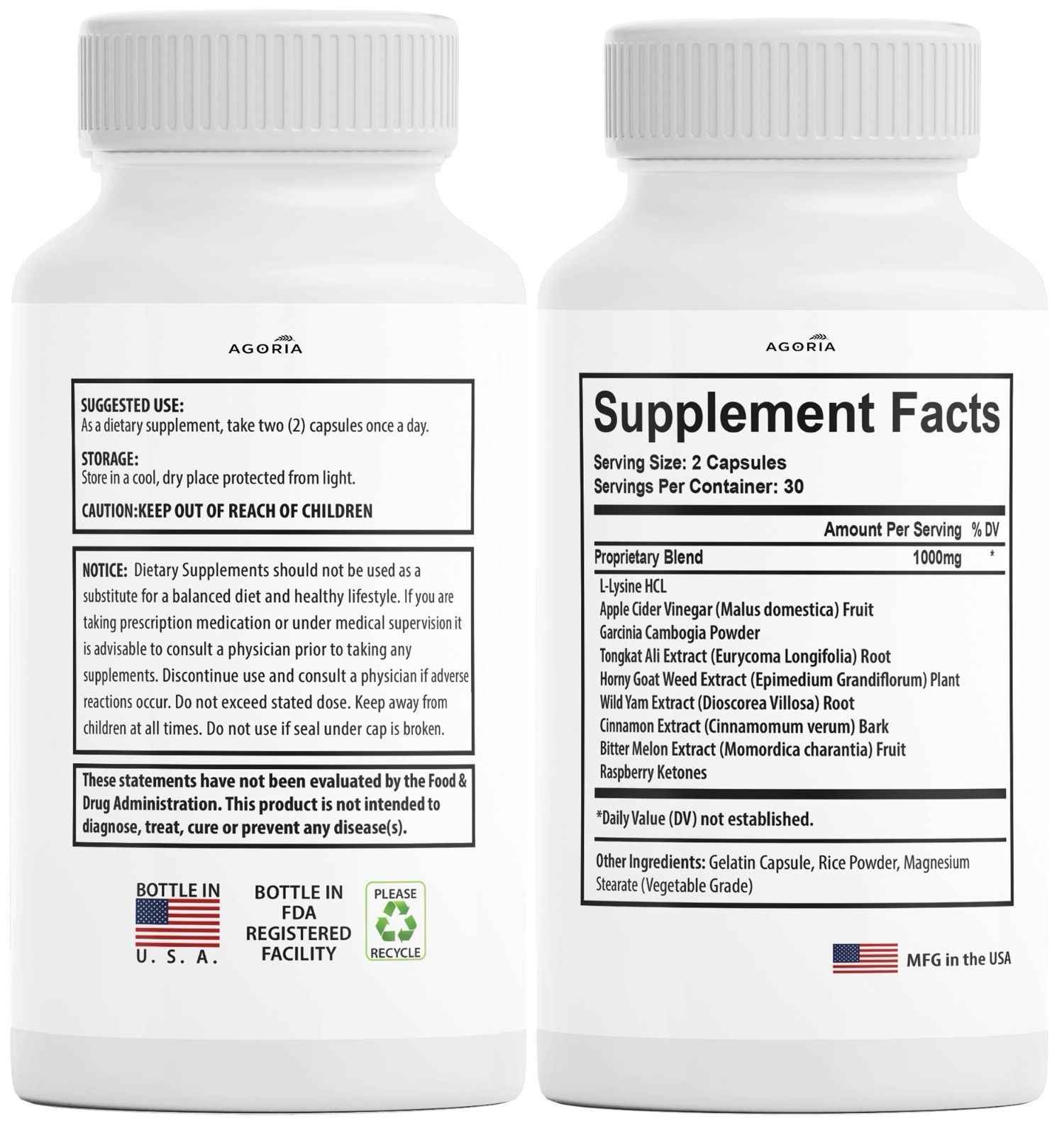 (1 Pack) Slimlex Capsules Slimlx Maximum Strength Wellness Pills