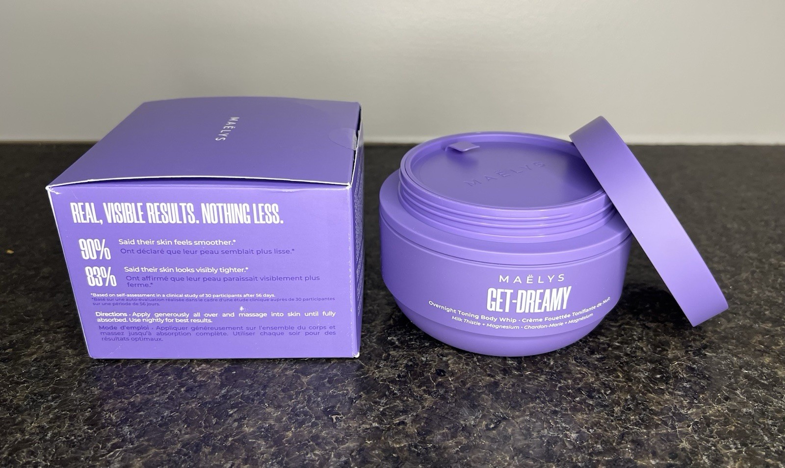 Maelys GET-DREAMY Overnight Toning Body Whip 6.8 Fl Oz – BRAND NEW SEALED IN BOX