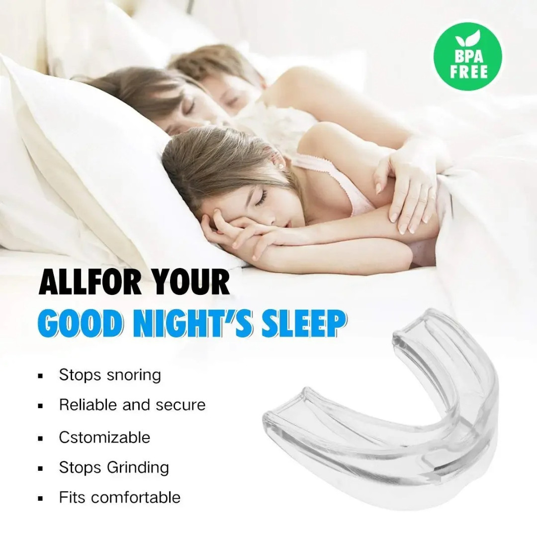 4X Mouth Guard Teeth Grinding Guard Dental Night Guard Custom Fit for Bruxism