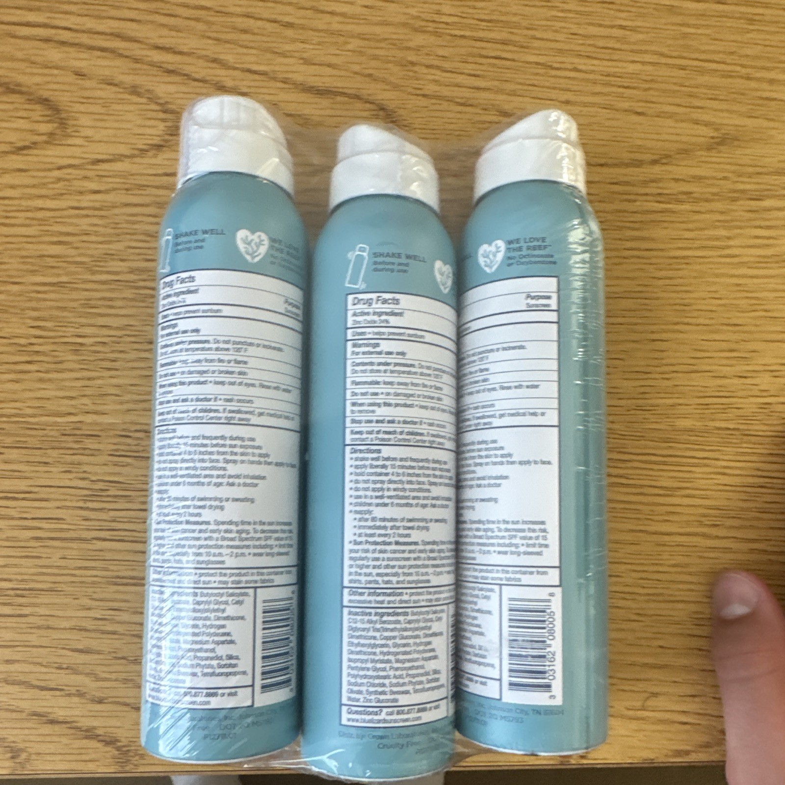 Blue Lizard Sport Mineral Sunscreen SPF 50 Broad Spectrum Water-Resistant 3pk