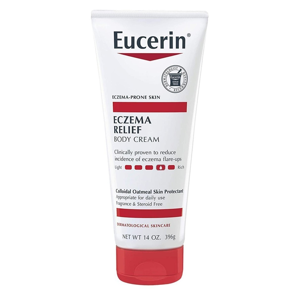Eucerin Eczema Relief Body Cream for Dry Skin, VALUE SIZE, 14 oz/369g, 06/26++