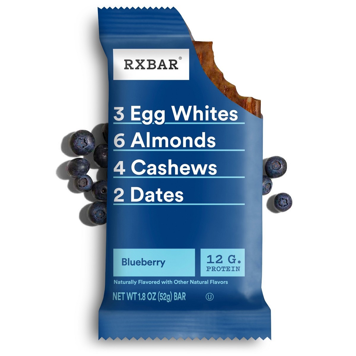 RXBAR Blueberry Protein Bars – 12g Protein – 18.3oz/10ct
