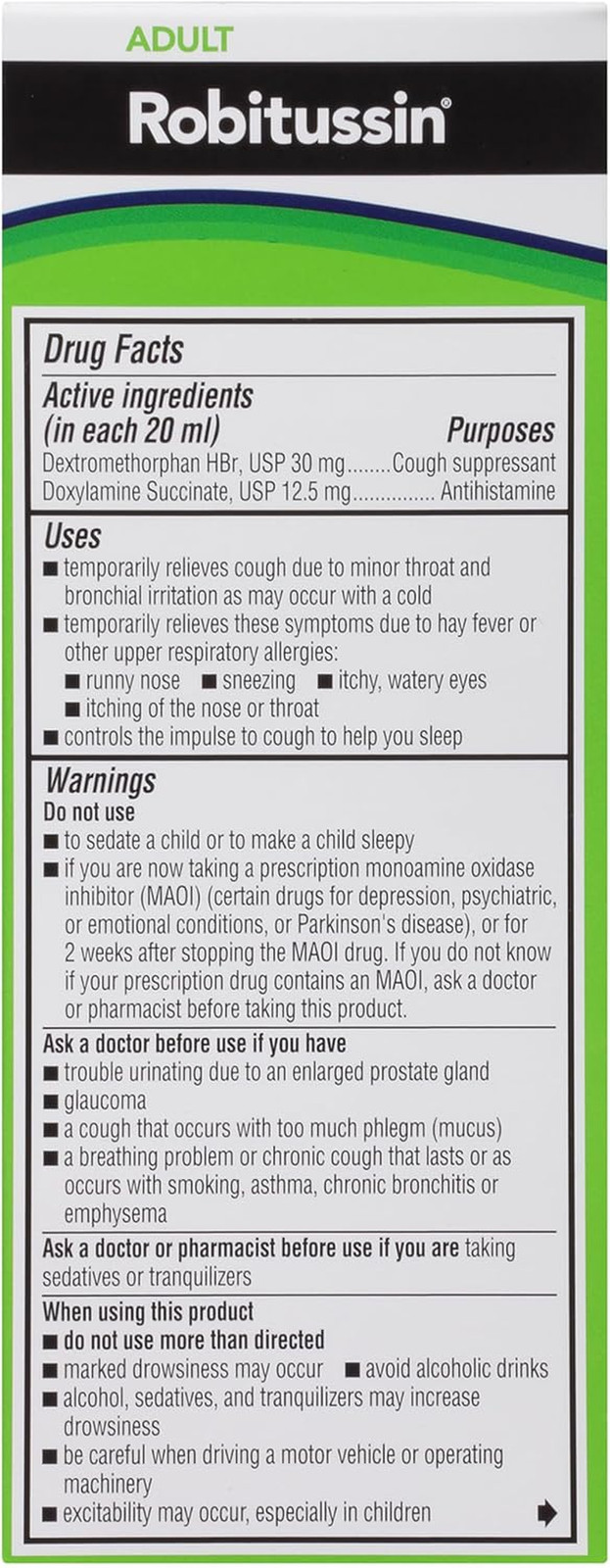 Maximum Strength Nighttime Cough DM 4 Fl Oz