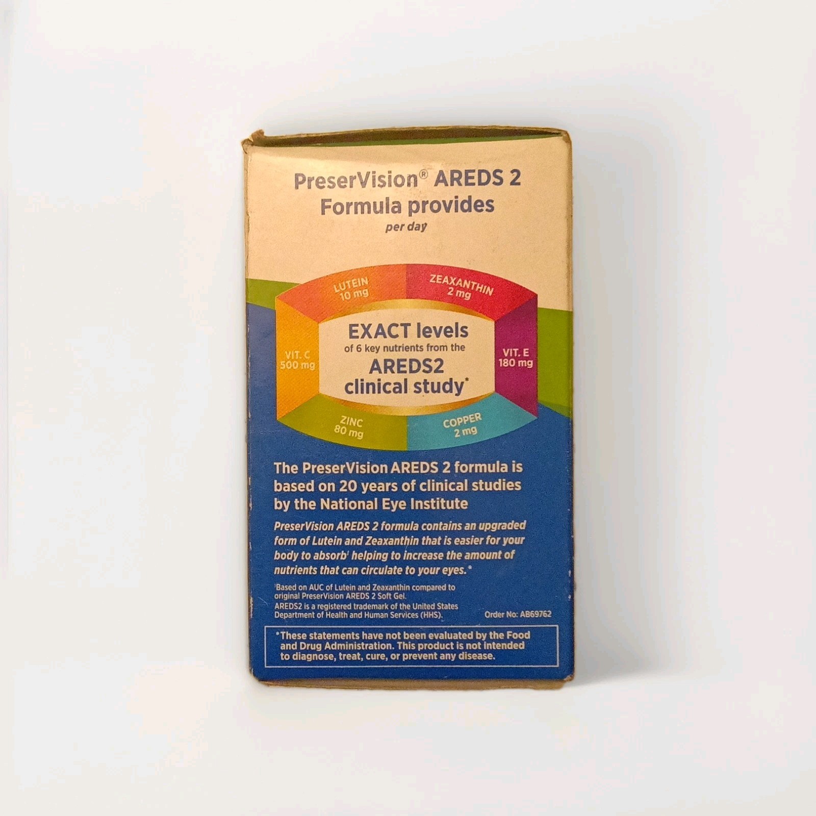 Bausch + Lomb PreserVision AREDS 2 Beta-Carotene Free 120 Mini Softgels